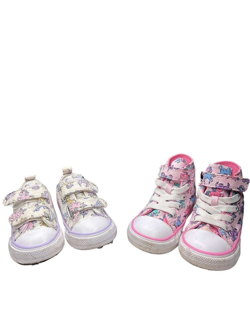 Converse Kids' Unicorn Sneakers Size 5 & 6 2 pairs